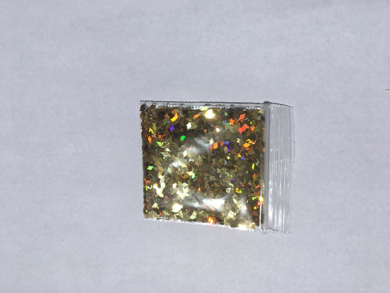 Diamond Shape (Luxury GOLD) 2mm Glitter (1 Tbsp)-Nail Art Face Crafts-US Seller