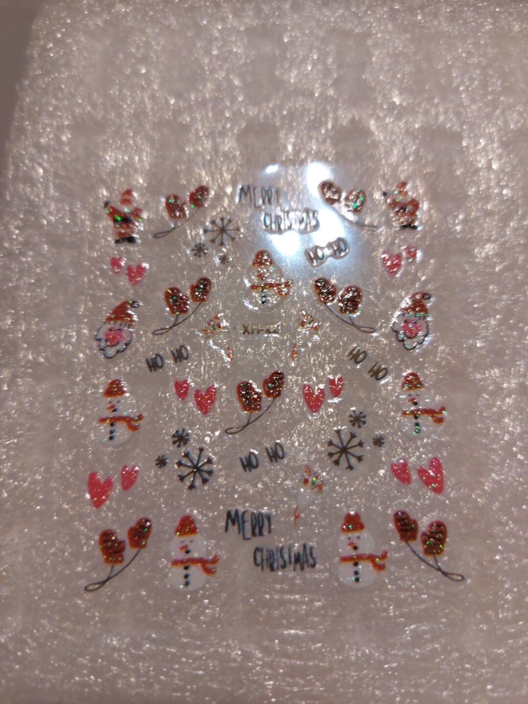 4 X Small Sheets Of Christmas Nail Art Stickers (Dn142) New