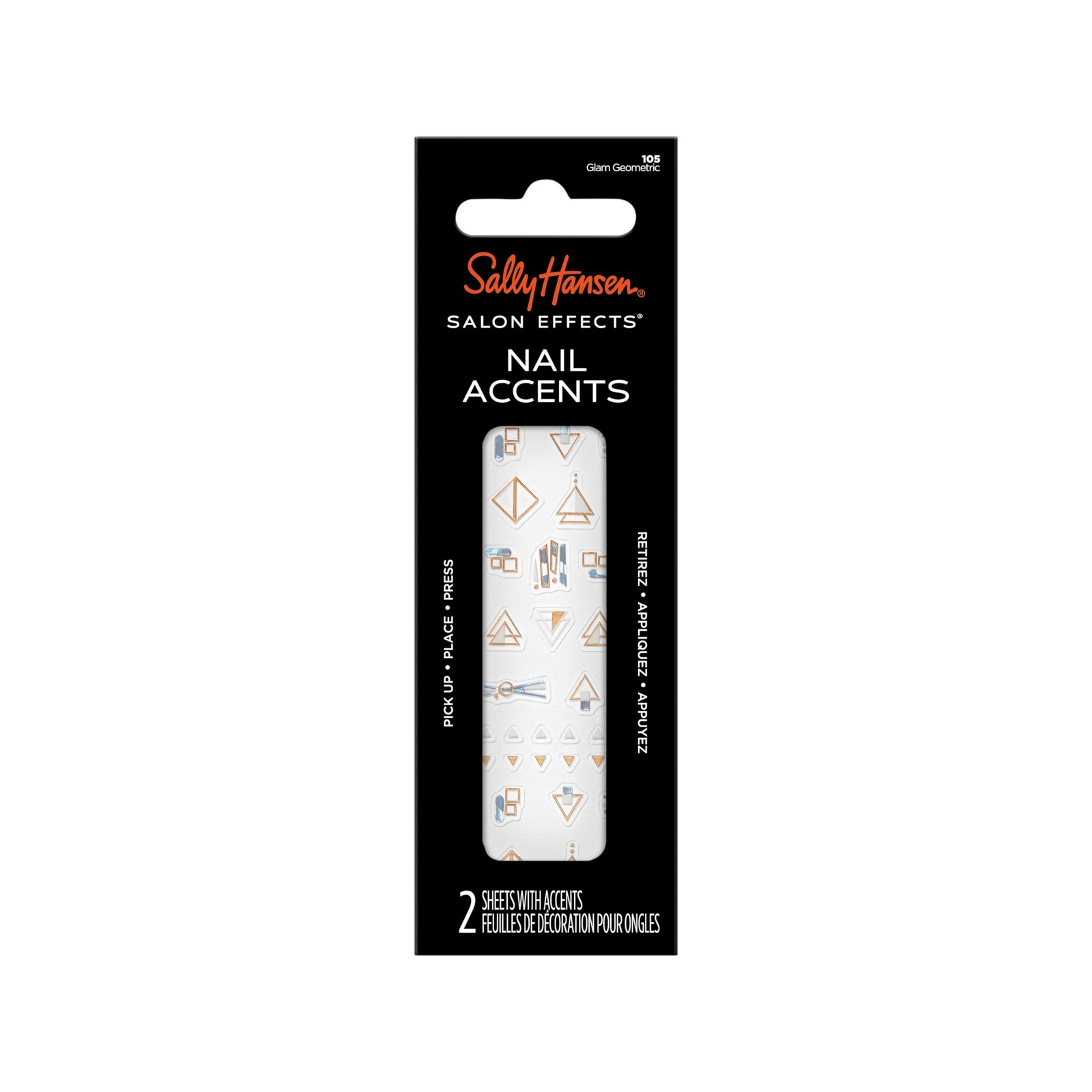 Sally Hansen Salon Effects Nail Accents, 105 Glam Geometric