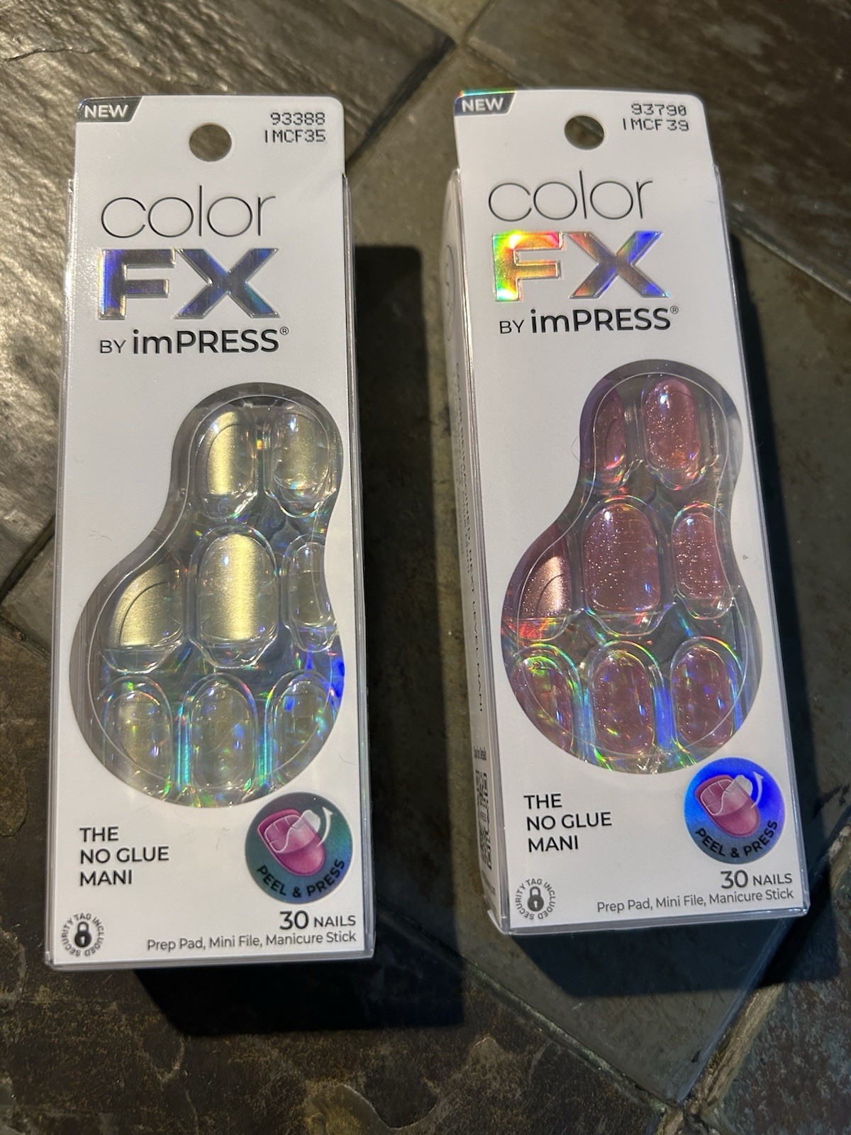 Impress The No Glue Manicure 2 New Packages Short Color FX