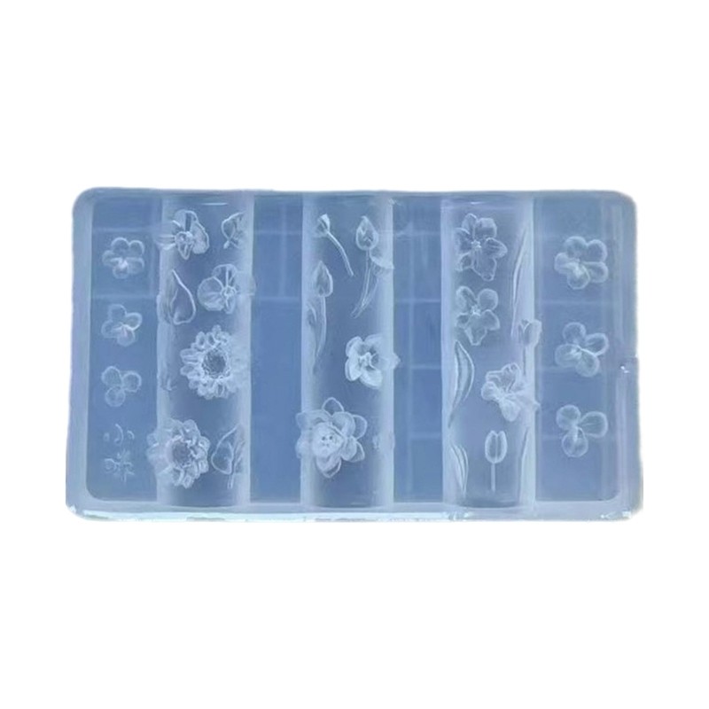 Flexible Sturdy Silicone Mould for Detail 3D Nail Art And Decorations