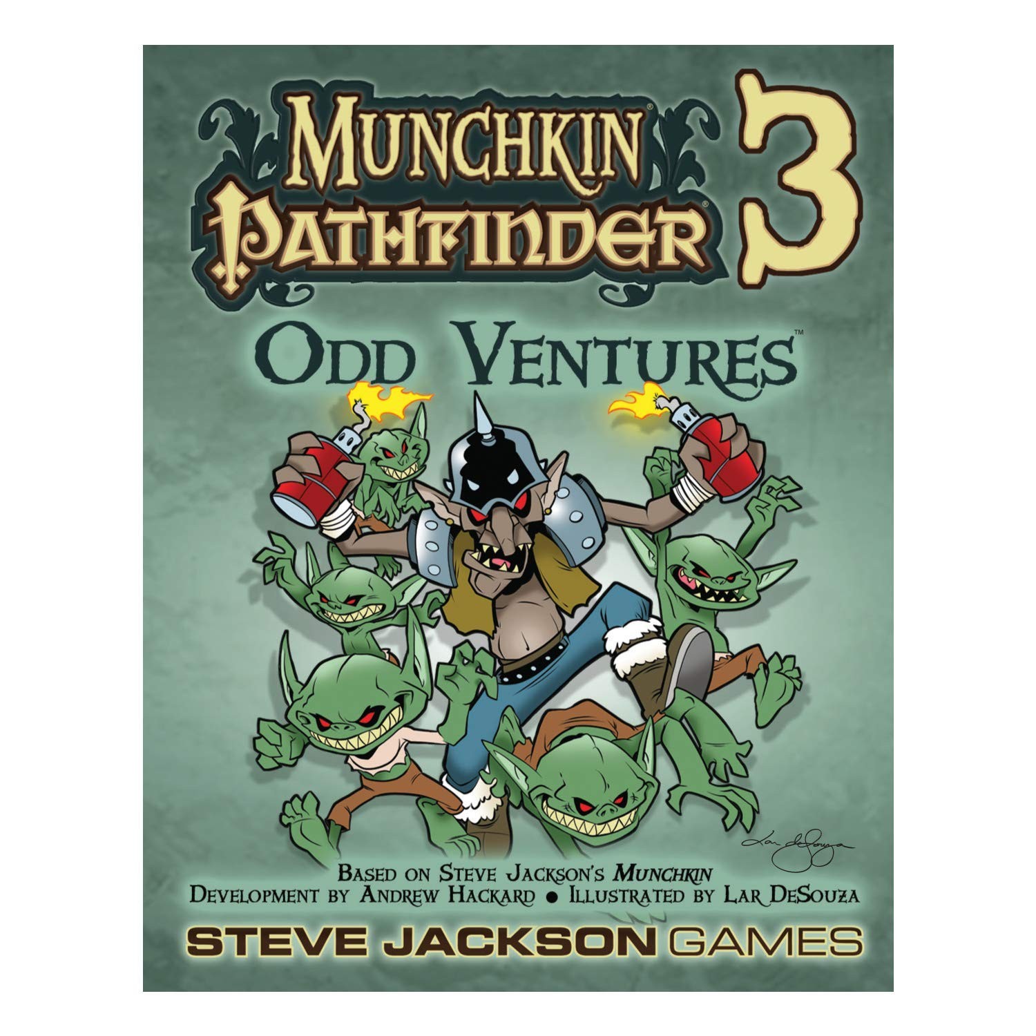 Steve Jackson Games Munchkin 9.5 inches x 2 x 15 inches, Green