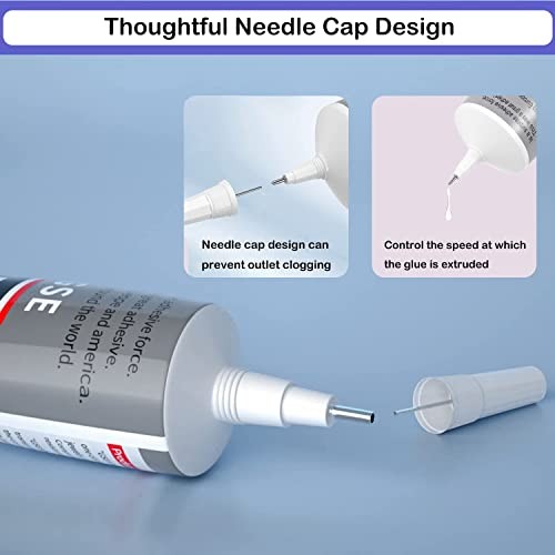 B7000 Adhesive Rhinestones Glue for Crafts, 2PCS 110ml / 3.7 2 PCS(Total 220ml)