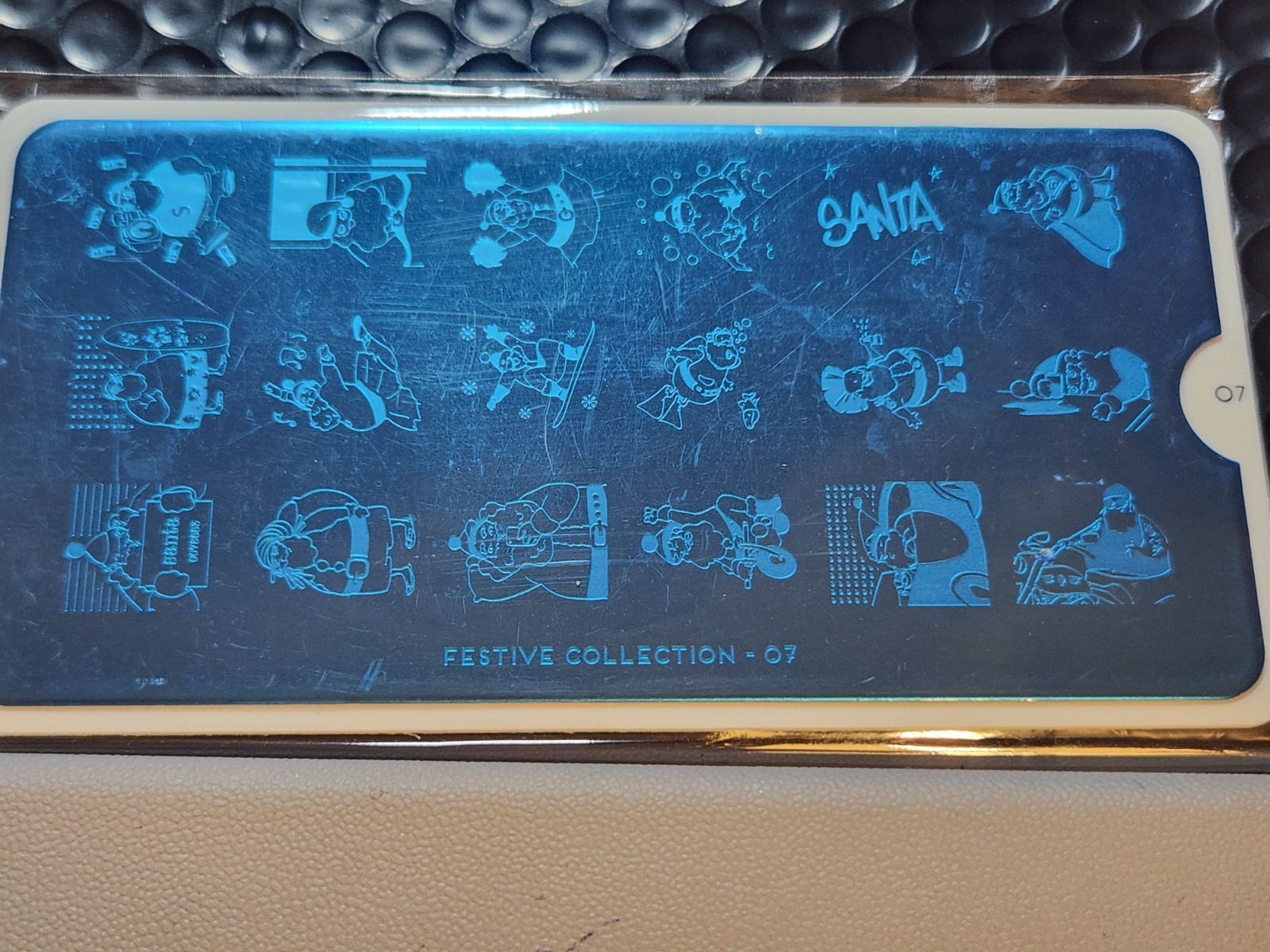 MoYou London Festive 07 Nail Stamping Plate – Santa Claus, Christmas