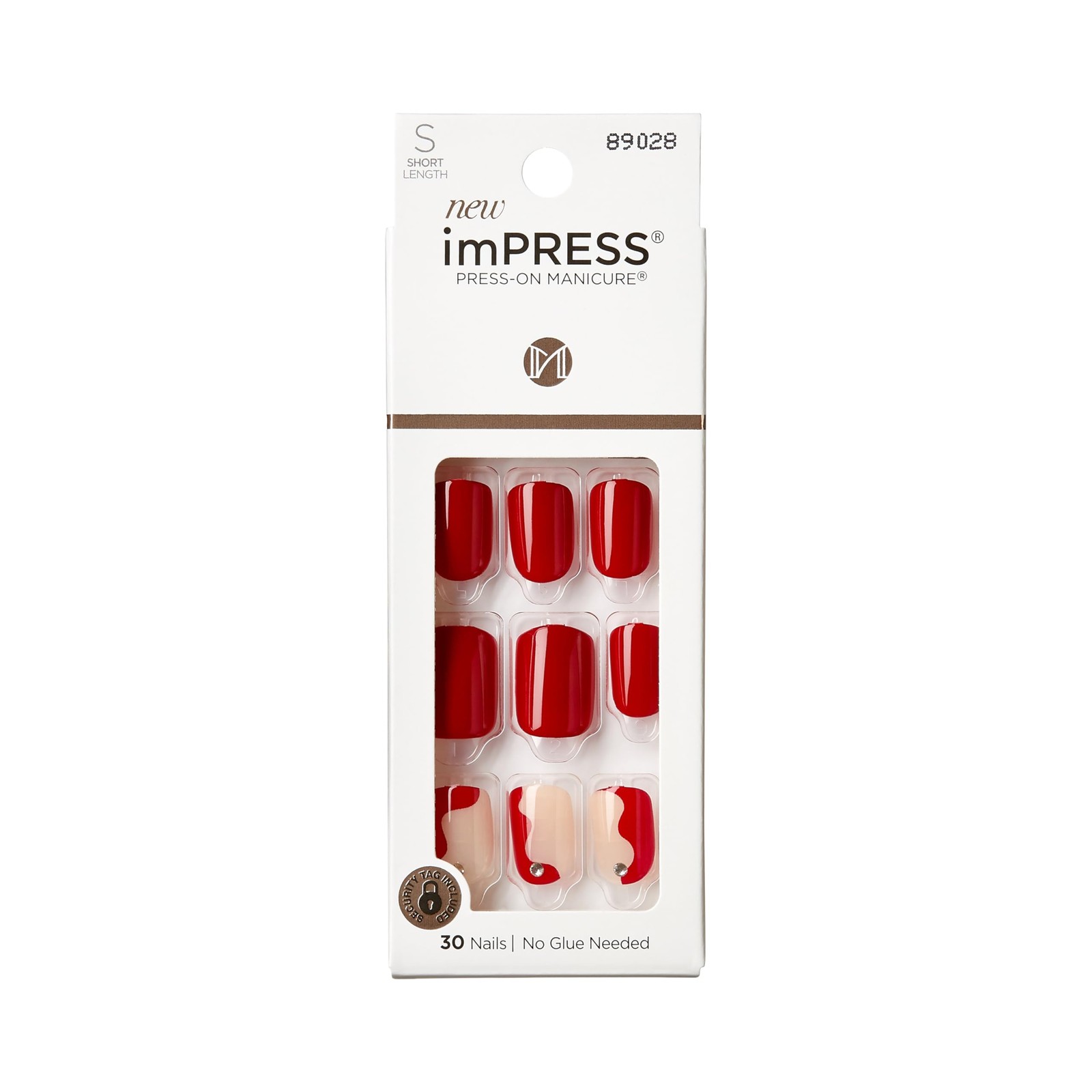imPRESS Press On Nails 30 Count Salon Quality Easy Application Chip Proof