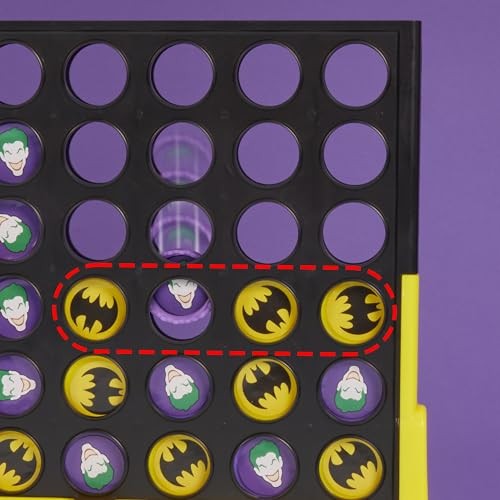 Connect 4 Batman Game | Batman-Themed 4 in a Row | Small, Not Applicable