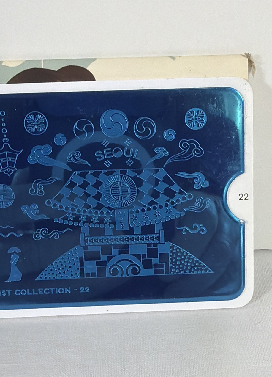 3 MoYou Tourist Collection Nail Stamp Plate Istanbul New Delhi Seoul Korea