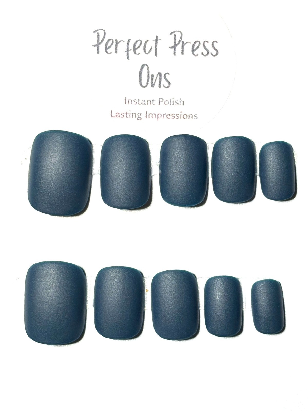 Ultra-Clean Modern Minimalist: Completely Smooth Matte Midnight Navy Blue Set