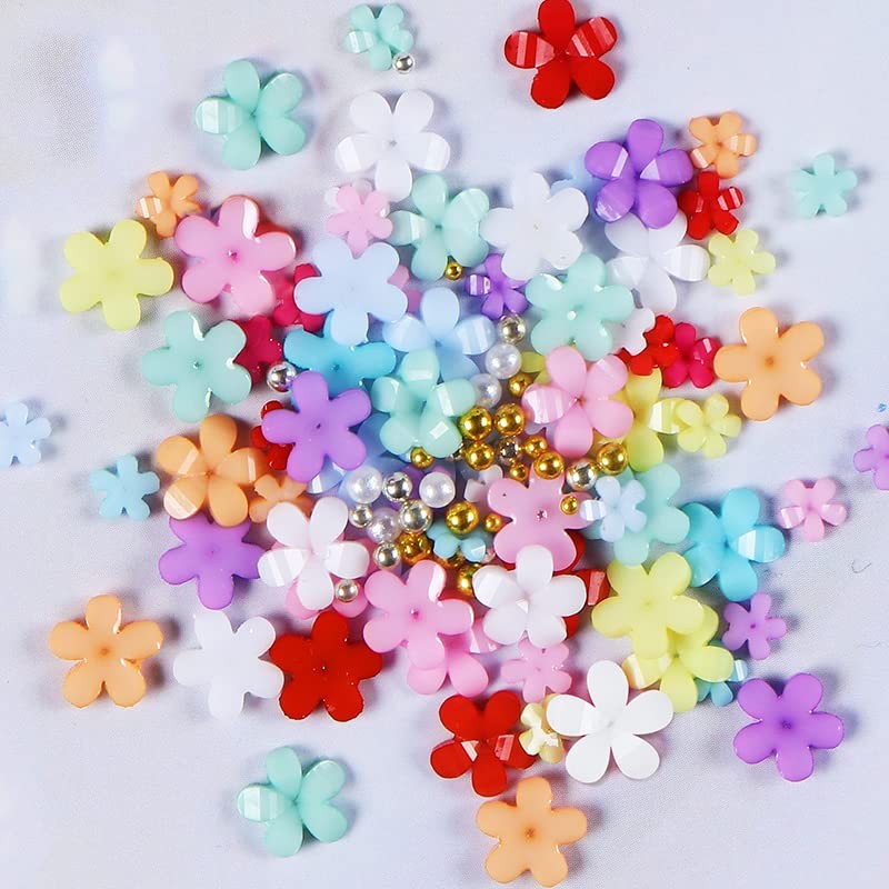 Nail Art 3D Acrylic Flowers Nail Charms Nail Design Supplies Decoration