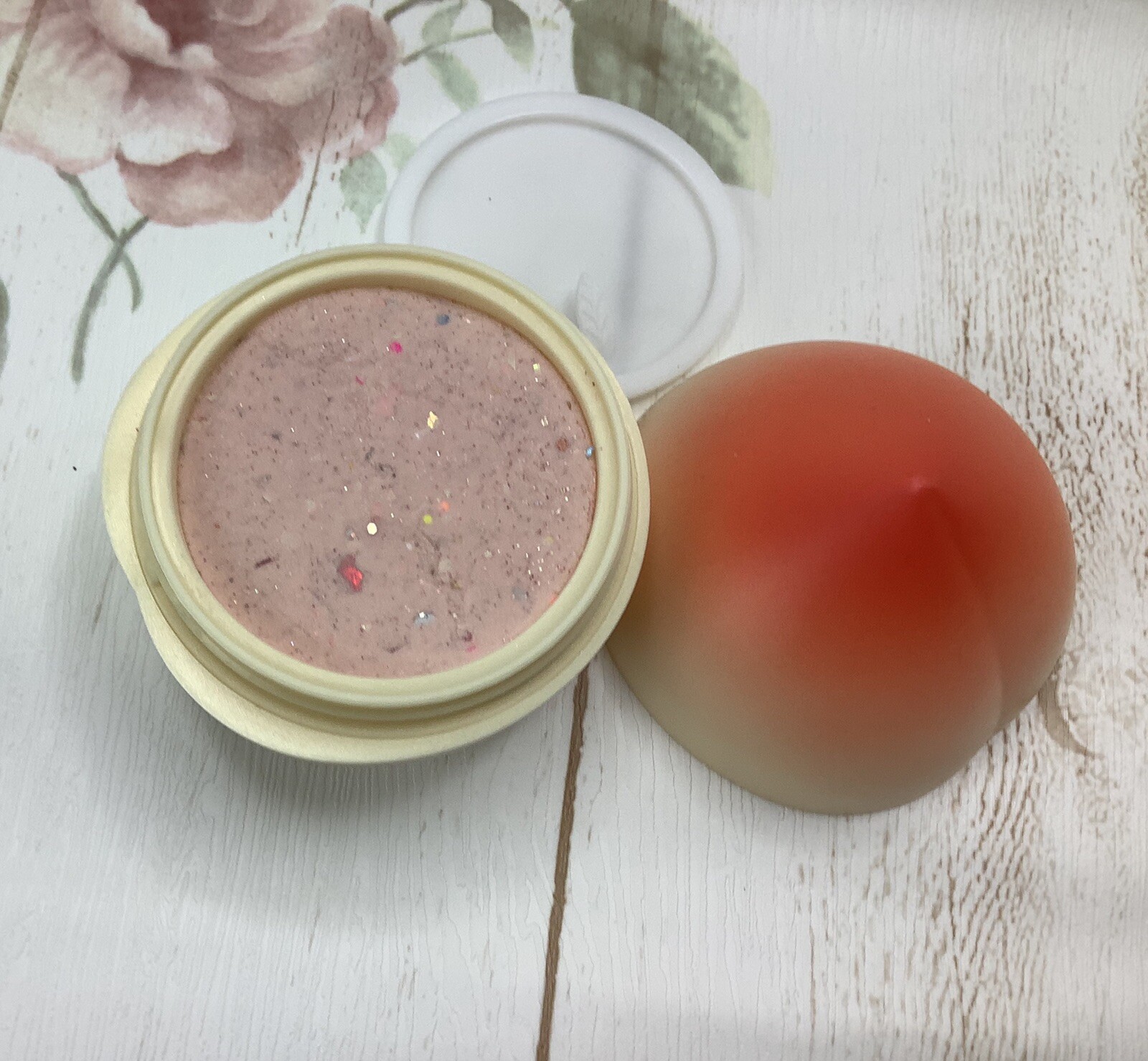 Andri Nails Glitter Acrylic Powder Peach 30g