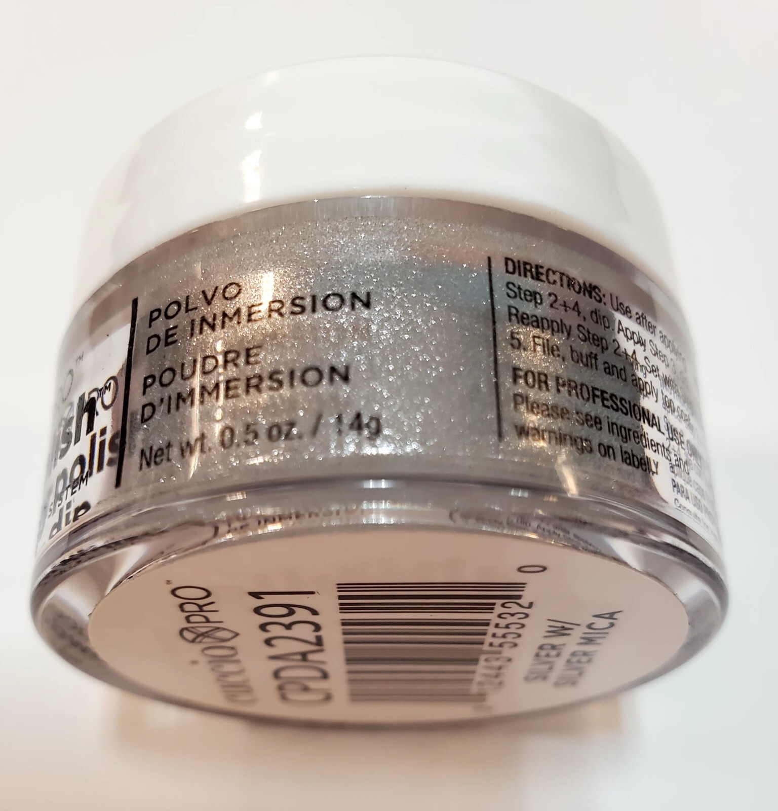 CUCCIO Pro Powder Polish Dip 0.5 fl oz~10 JARS!!~ WHITE