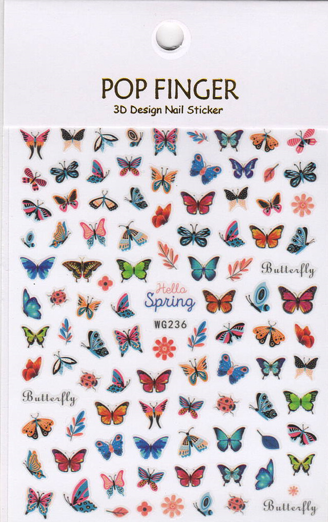 Nail Art Stickers Water Decals Flowers Lace Tribal Jewels Feathers Butterfly