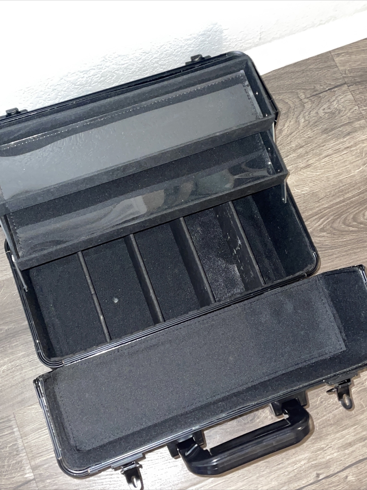 CND Nail Technician Black Hard Shell Nail Polish and Supply Case
