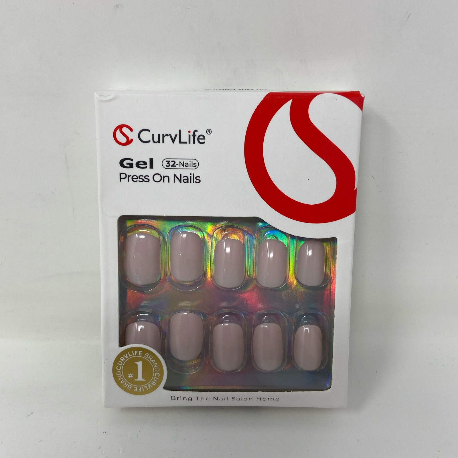 CurvLife Nude Soft Gel Press-On Nails 32-Count Kit
