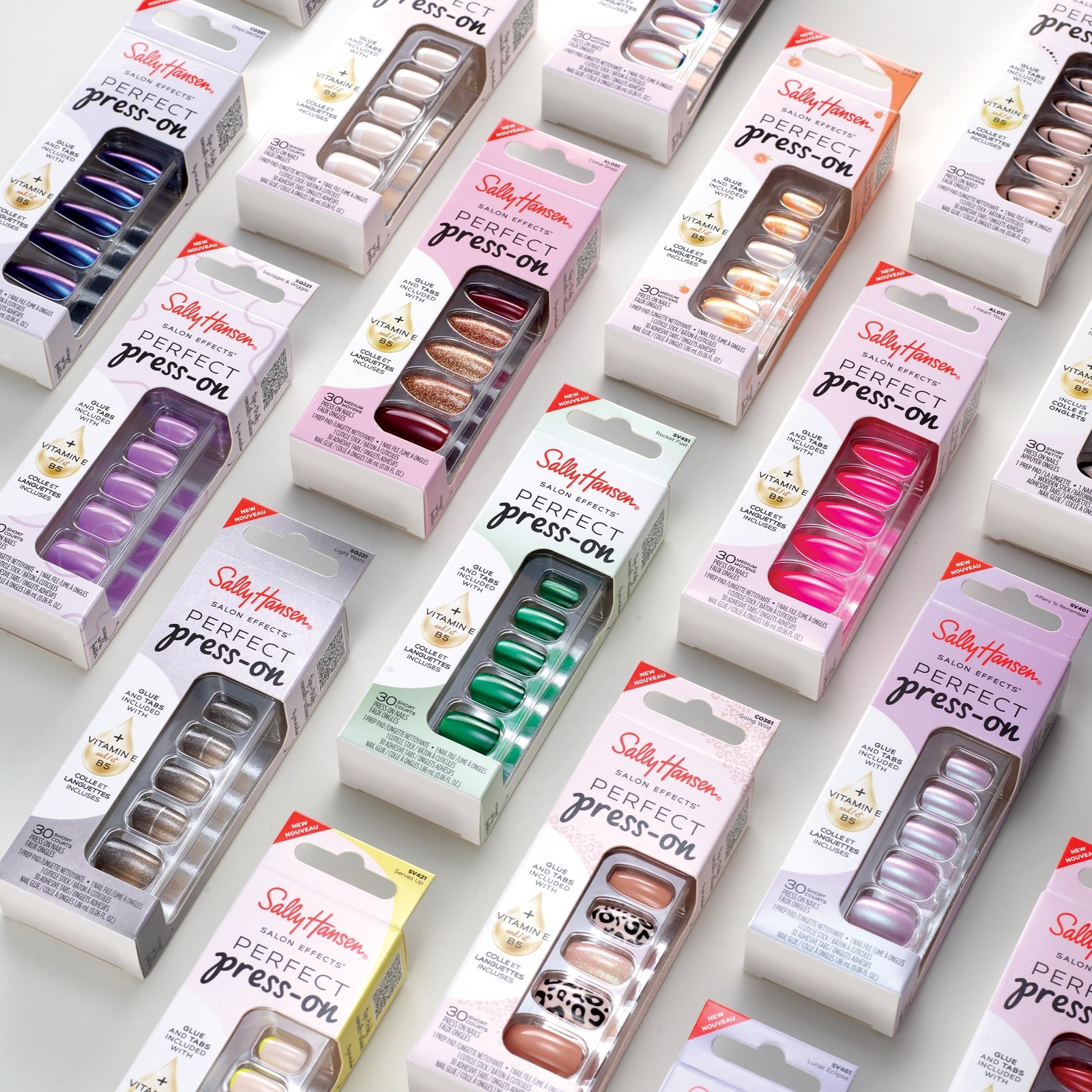 Sally Hansen Salon Effects Perfect Press-On Nails, Almond , Cinna-Snap