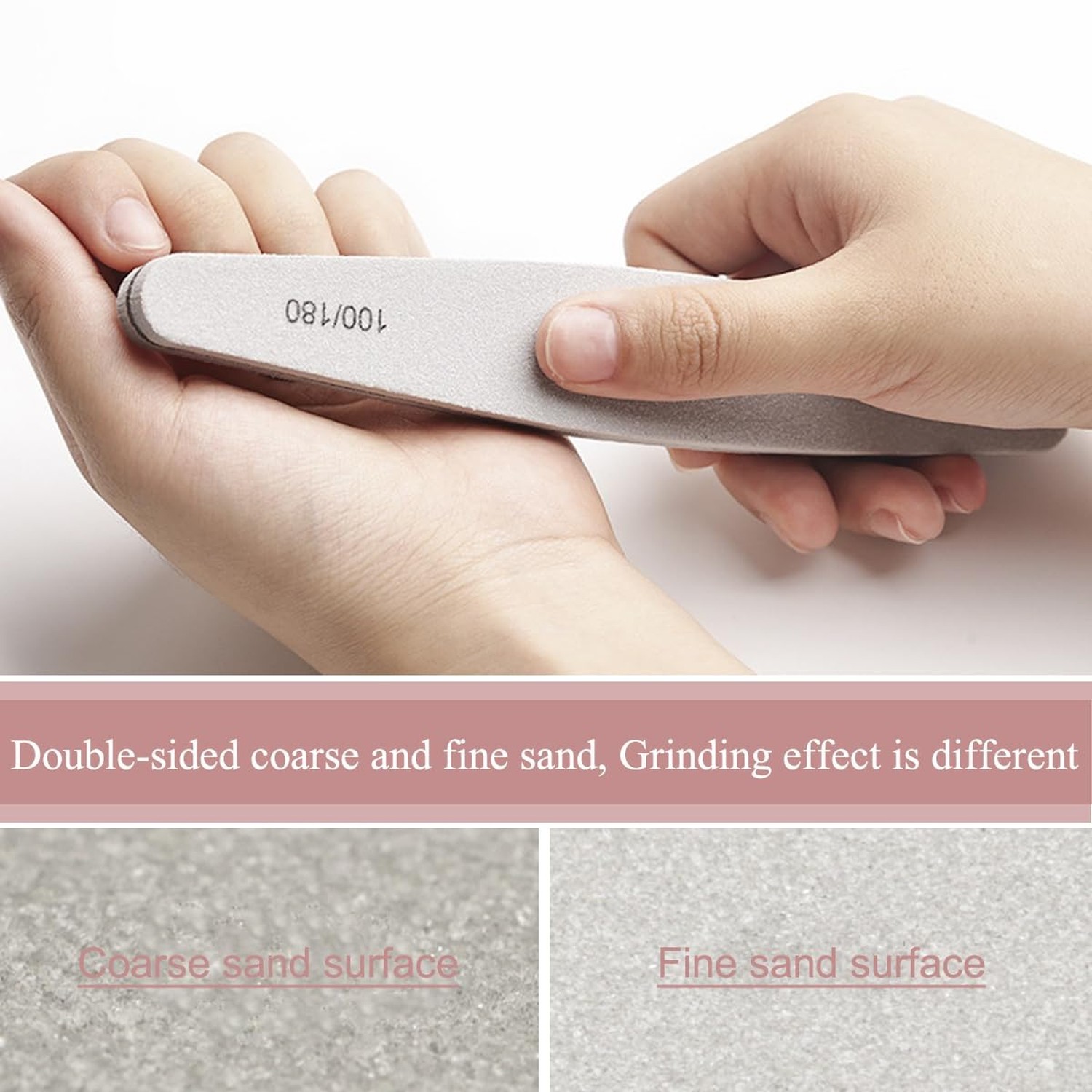 6pcs Nail File Nail Buffers for Natural Nails, Emery Boards for Nails, Nail B…