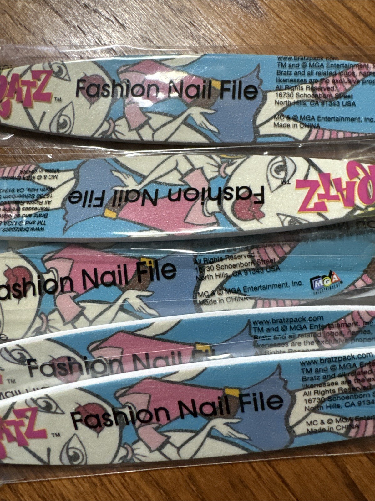 Bratz Dolls Print Nail Care Emery Wands Cloe, Lot Of 12