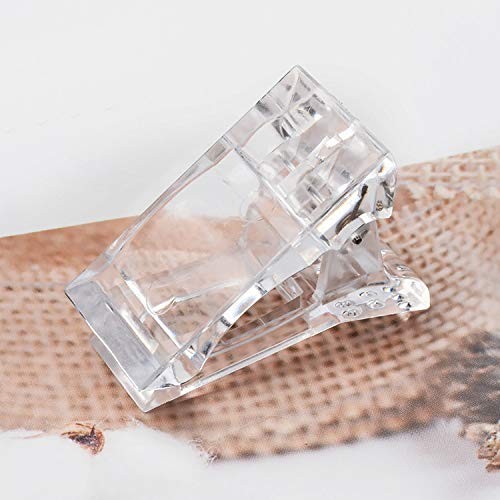 12Pcs Nail Tips Clip for Quick Building Polygel nail forms Nail clips for