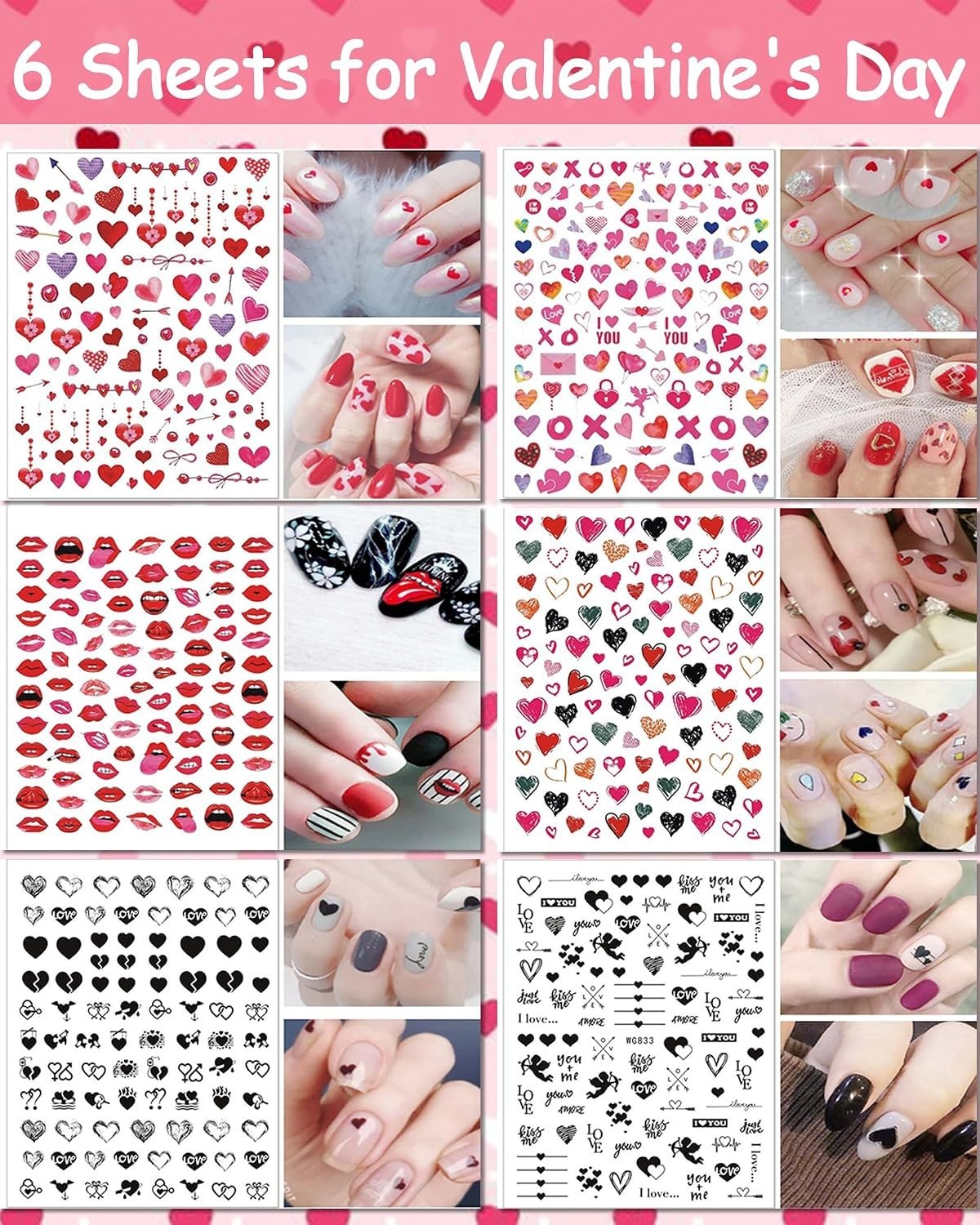 30 Sheet All Holidays Nail Art Stickers, Christmas Mixed Seasons Variety Pack…