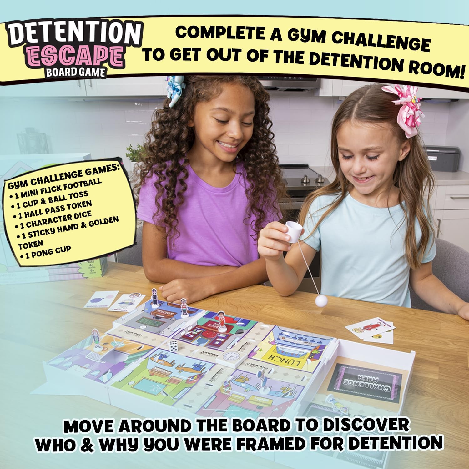 Rebecca Zamolo Board Game for Girls and Boys, Fun Friend Sleepover Pink