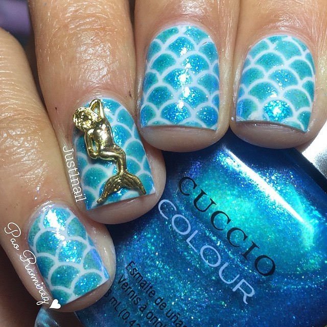Scales mermaid stencils, scale stickers for nail art, nail vinyls