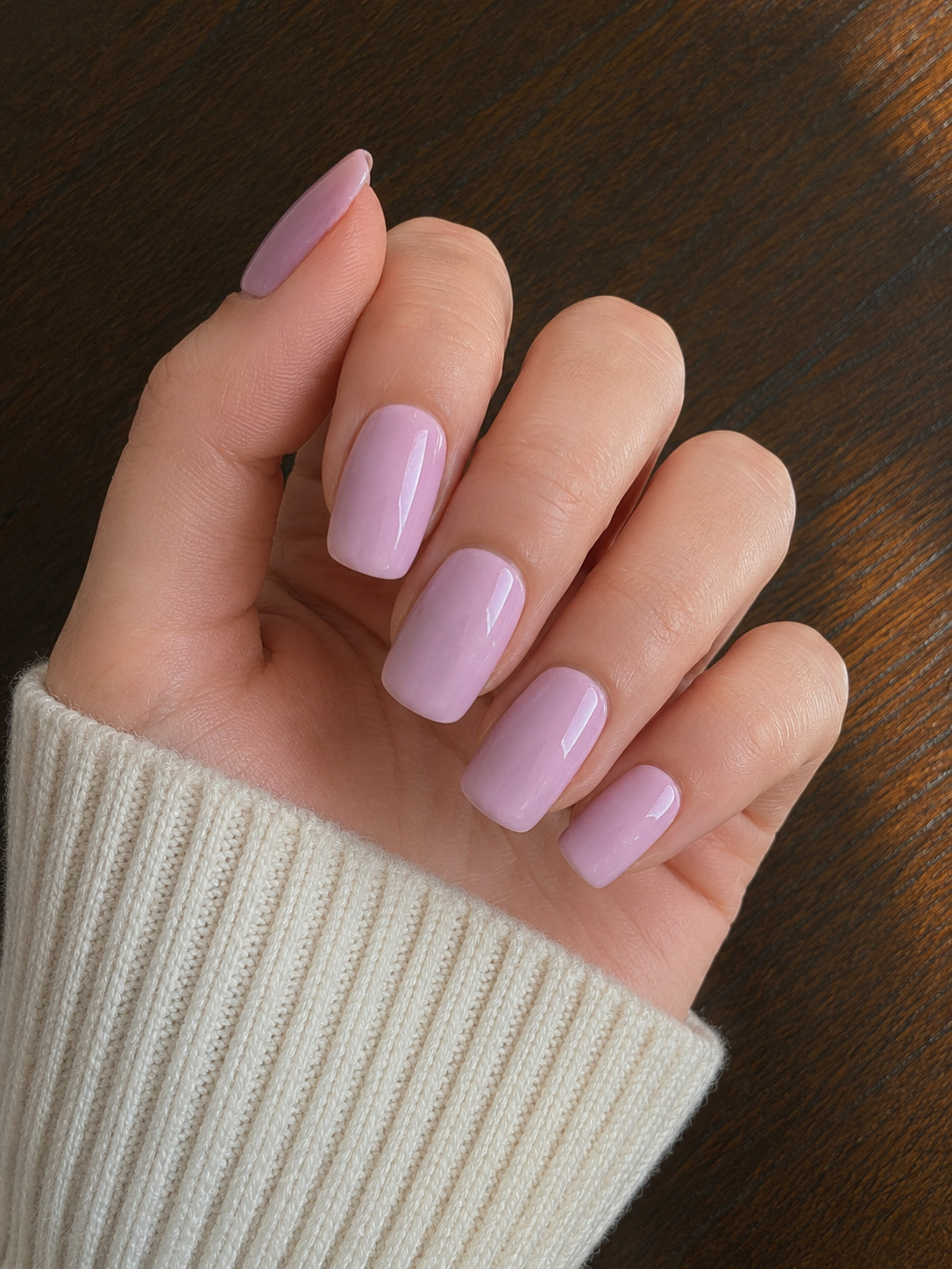 Purple Sky Press-On Nails | Purple plain nails| Medium Coffin | 10-Piece Set