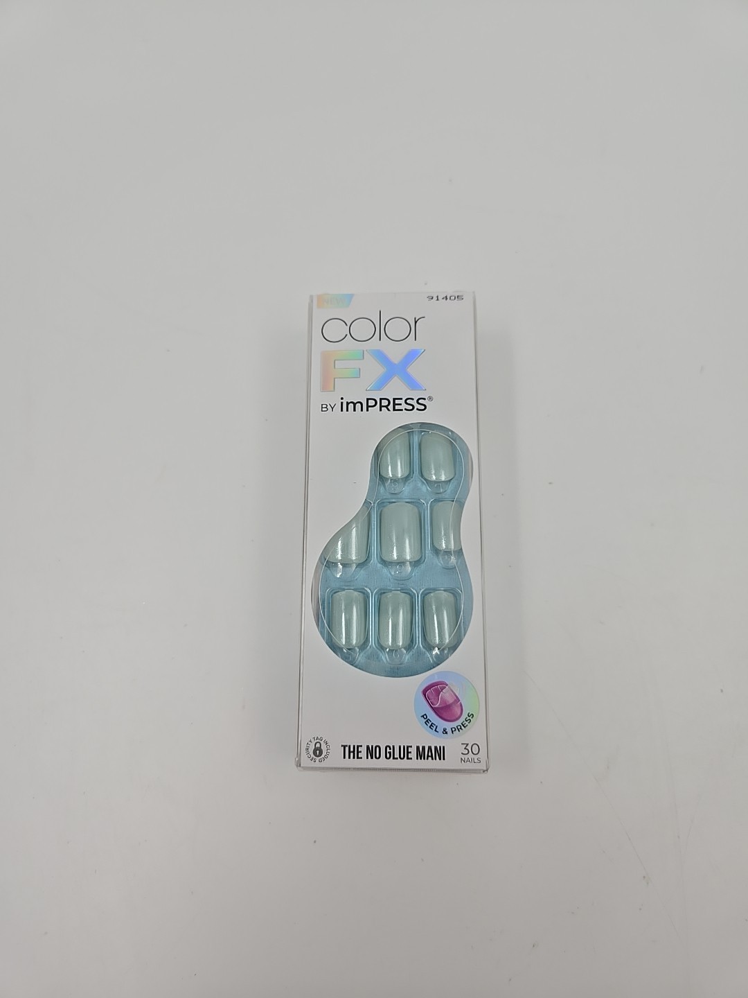 Kiss Color FX by imPRESS Short 30 Fake Nails AFTER HOURS No Glue Needed Manicure