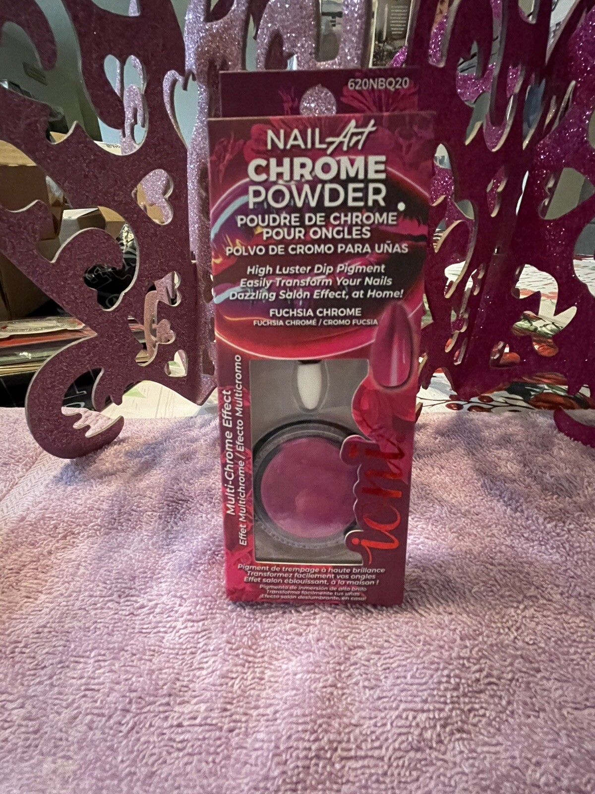 NEW ioni Nail Art Chrome powder, flakes, 3D stickers