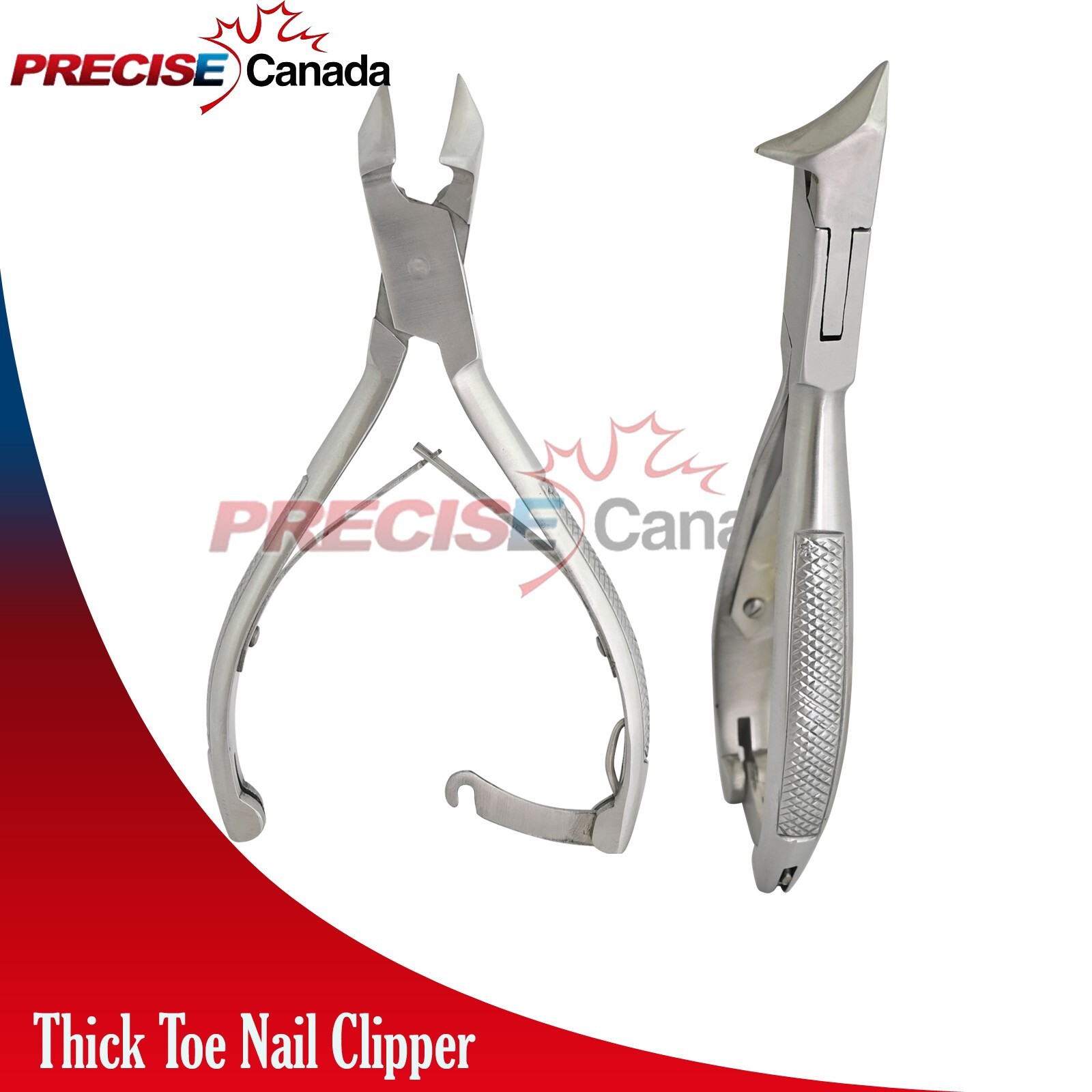 2 Pcs Toe Nail Clippers for Thick Nails Professional Chiropody Foot care Lab