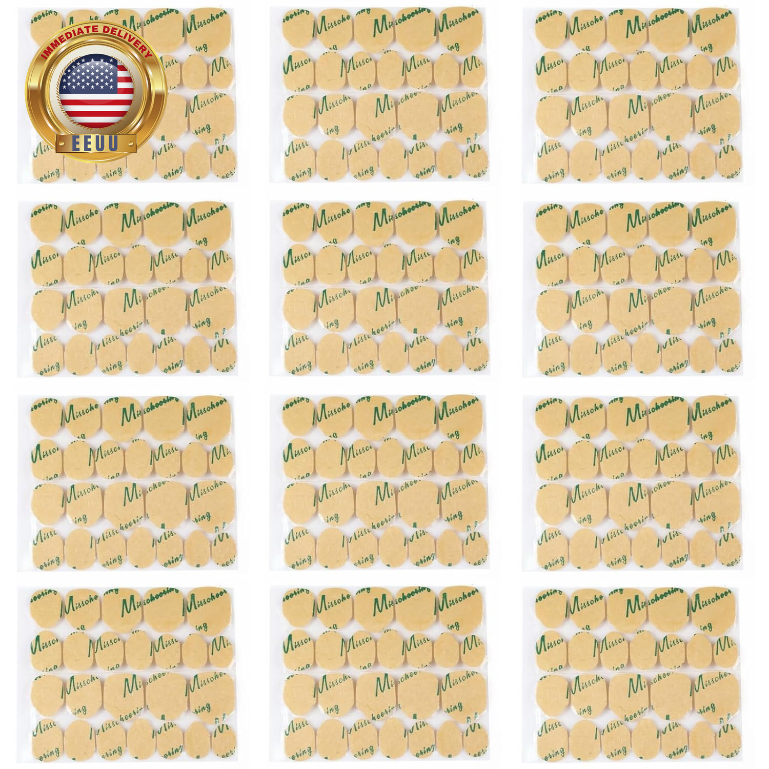 288Pcs Nail Adhesive Tabs for Fake Nails Nail Glue for Press Ons with 0.3Mm Ultr