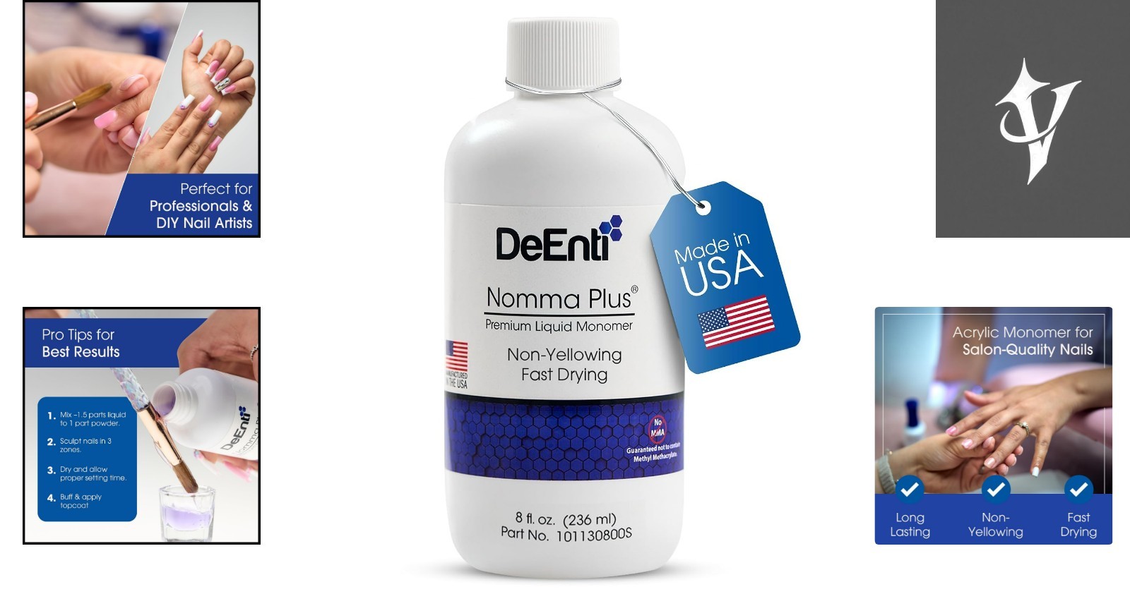 Professional Quality 8oz Acrylic Monomer Liquid – Long-Lasting Nail Formula
