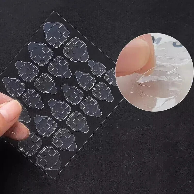 24-480pcs Adhesive Tabs Double-Sided Stickers for False Fake Nail Tip Glue Tape