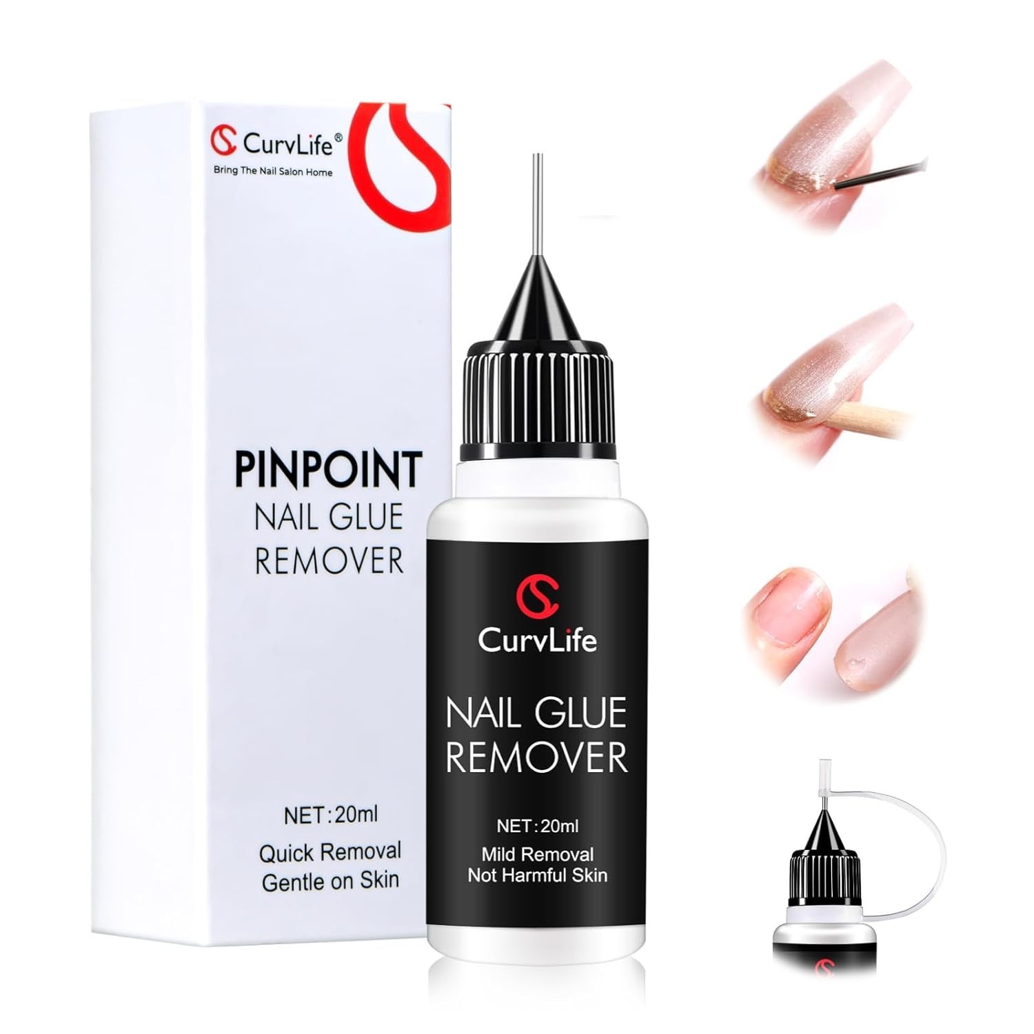 Quick Adhesive Dissolver 20ml – Multi-Functional Remover for Press-On Nails