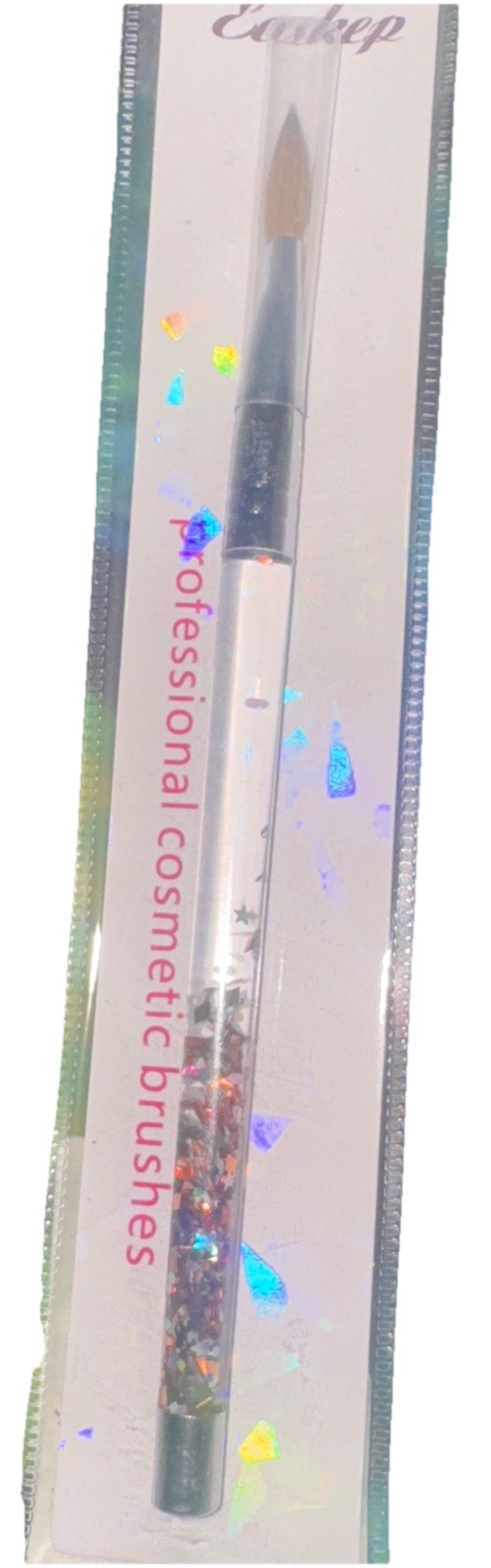 10-Easkep Acrylic Glitter Nail Brush Size 8 – for Acrylic App. NIP