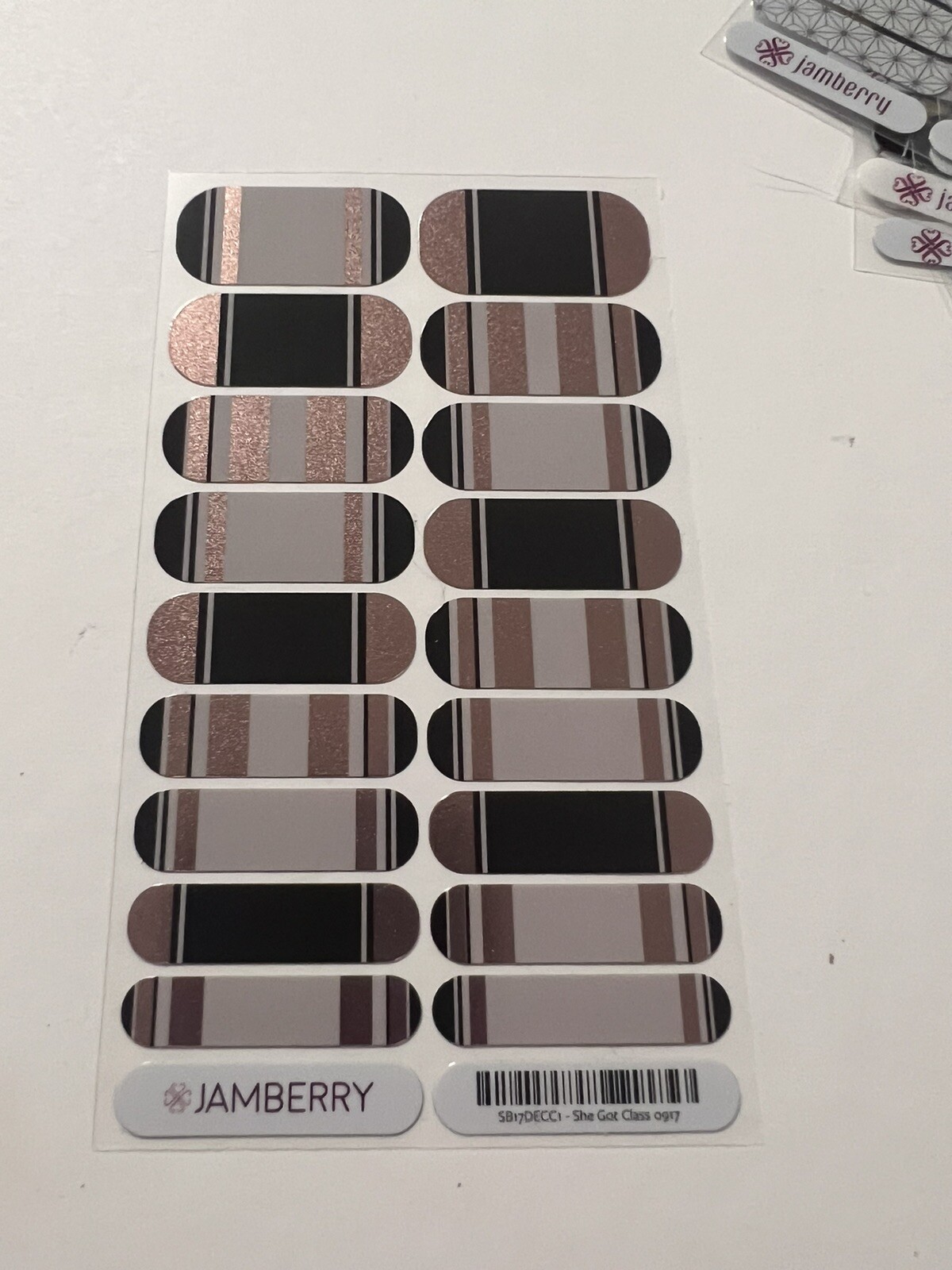 💕Jamberry “She Got Class” Retired- Full Sheet💕