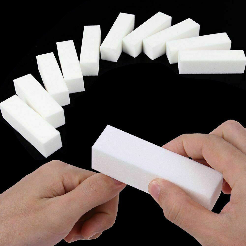 10Pcs Buffing Buffer Block Files Acrylic Pedicure Sanding Manicure Nail Art Tips