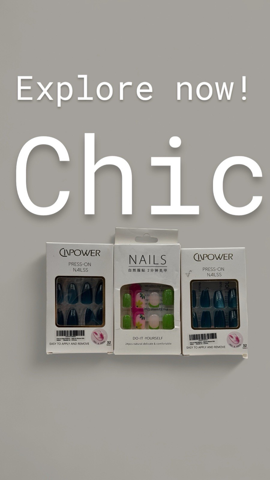 CIVPOWER & Nails Press On And Removable