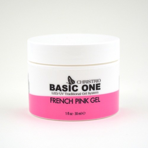 BASIC ONE- 1 OZ. FRENCH PINK GEL LED/UV