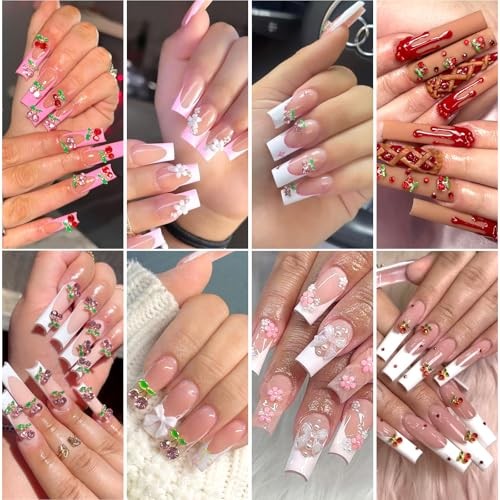 3D Nail Charms – Multiple Shape, Shiny 8# Multiple shapes nail charms