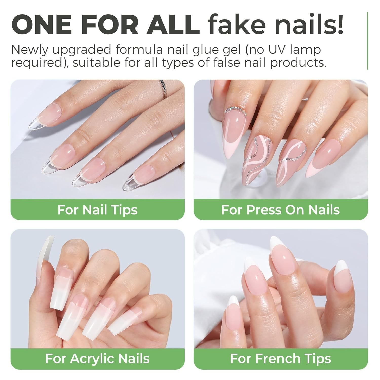 5ml Super Strong Gel Nail Glue – Quick Dry, No UV Lamp Needed, Long-Lasting