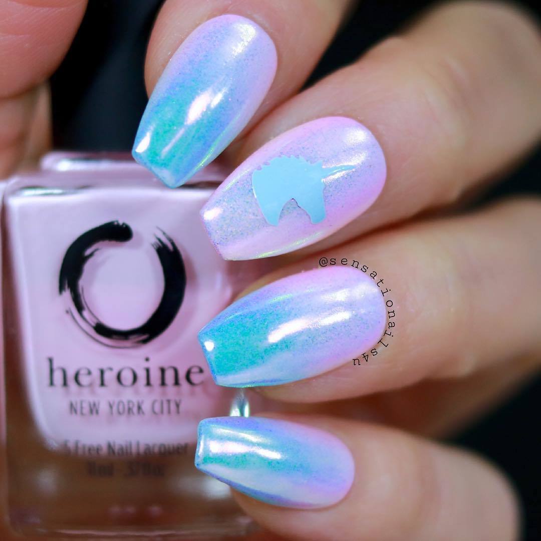 Unicorn Head Stencils for Nails, Nail Stickers, Nail Art, Nail Vinyls