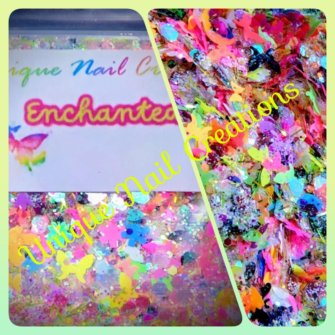 Limited Edition Glitter Mix~ENCHANTED~Nail Art/Body Glitter/festival/Slime