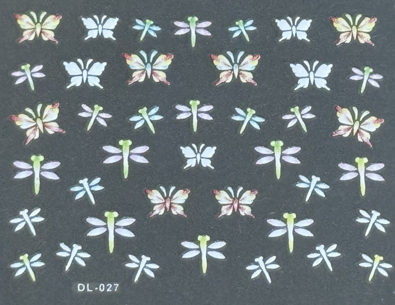 3D Nail Art Mini Flower, Heart, Bows Adhesive Stickers Floral Decals Transfers
