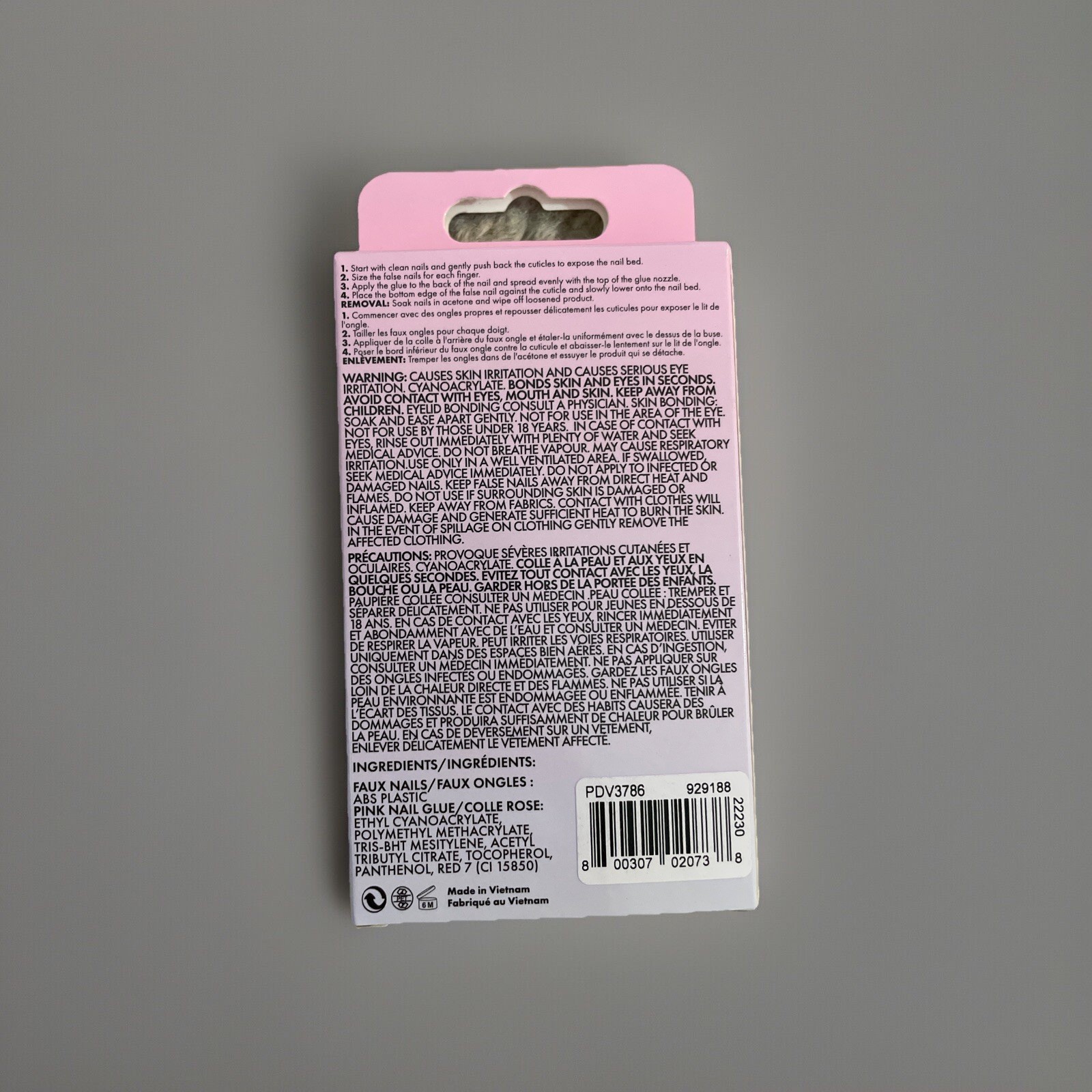 Boy or Girl? Faux Nails 24 With Glue Included. Pregnancy expecting gender reveal