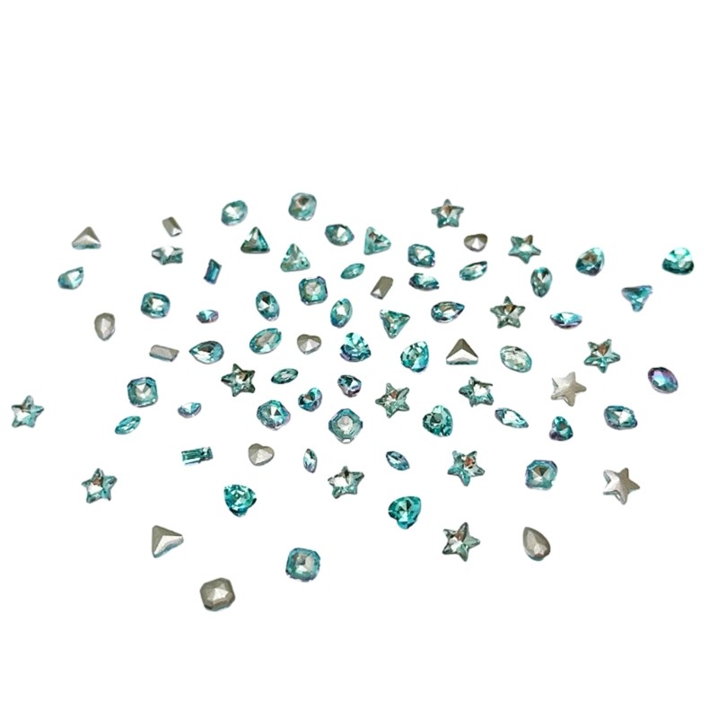 Glass Crystal Design 3D Nail Art Decorations Charm Diamond Jewelry Multi-Shape