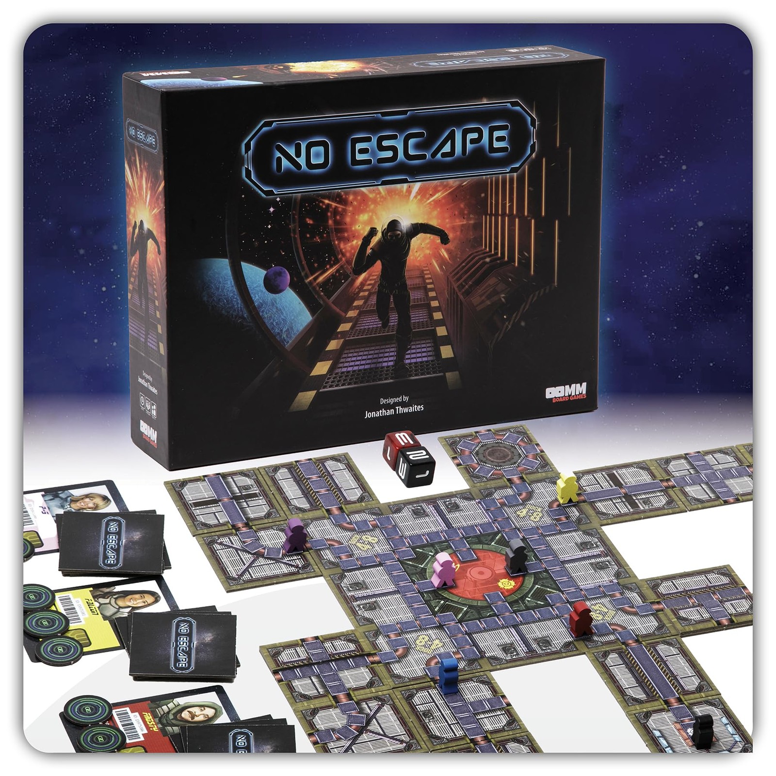 No Escape Board Game – Strategy Games for Volume: 331.5 cubic inches