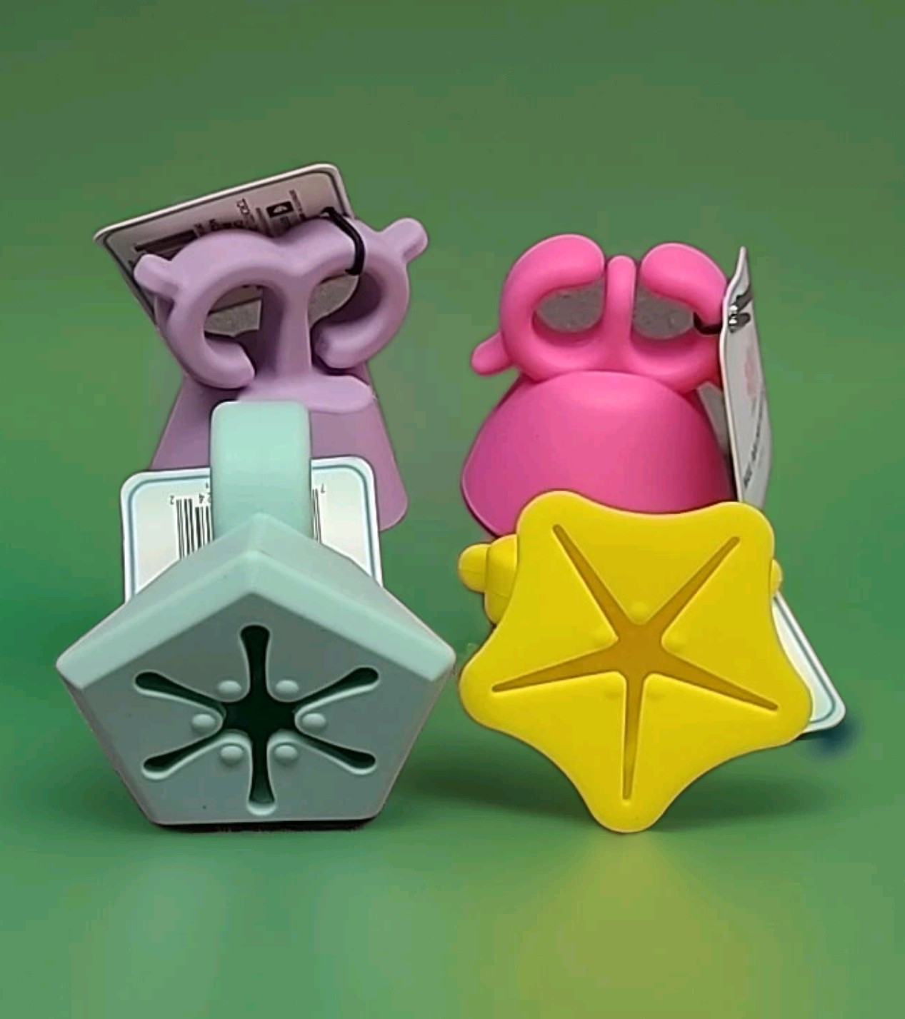 Nail Polish Holders Lot Of 4 Silicone Wearable Ring Target Bullseye’s Playground