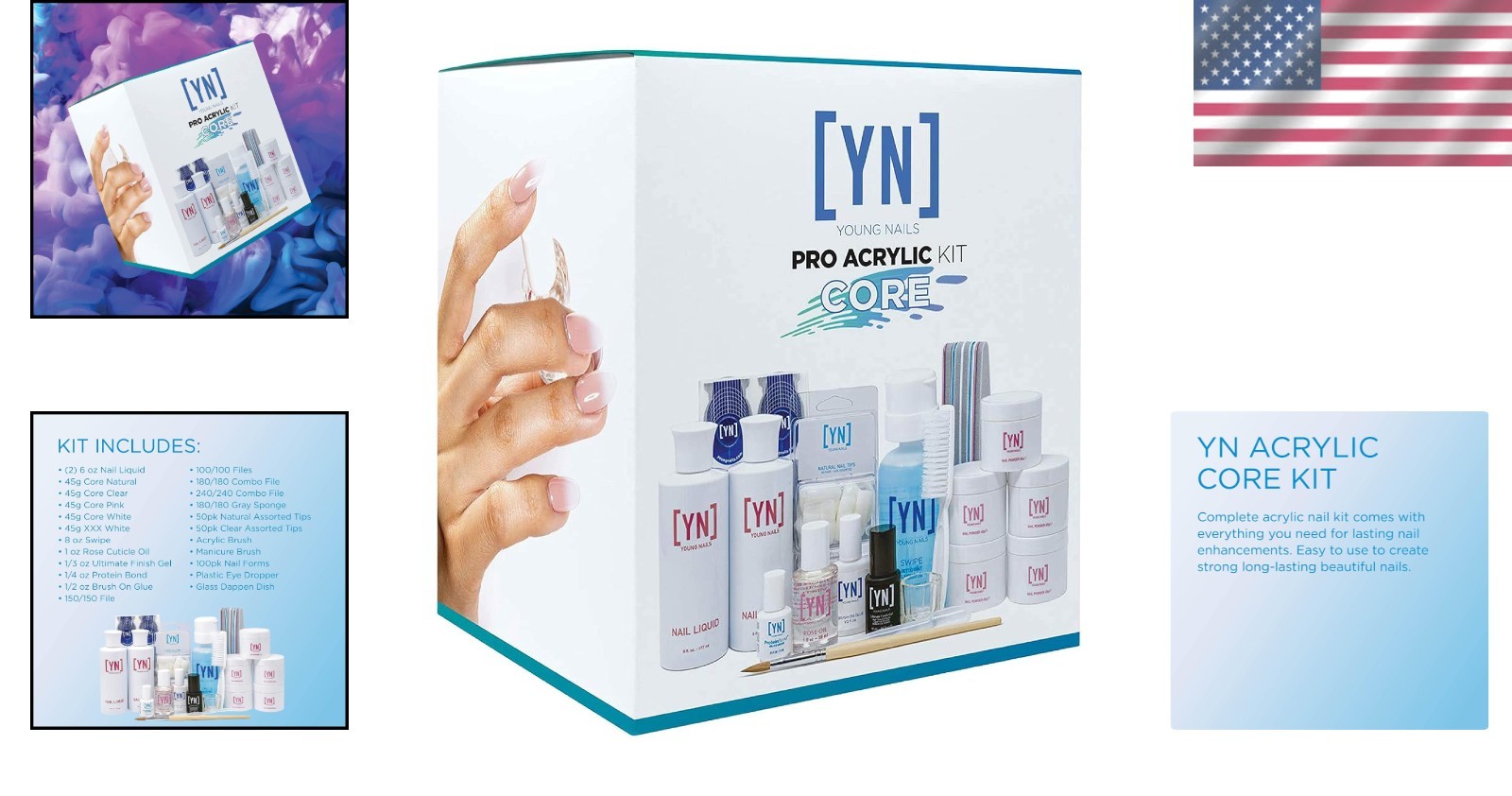 Home Nail Kit: Young Nails Professional Accessories-//