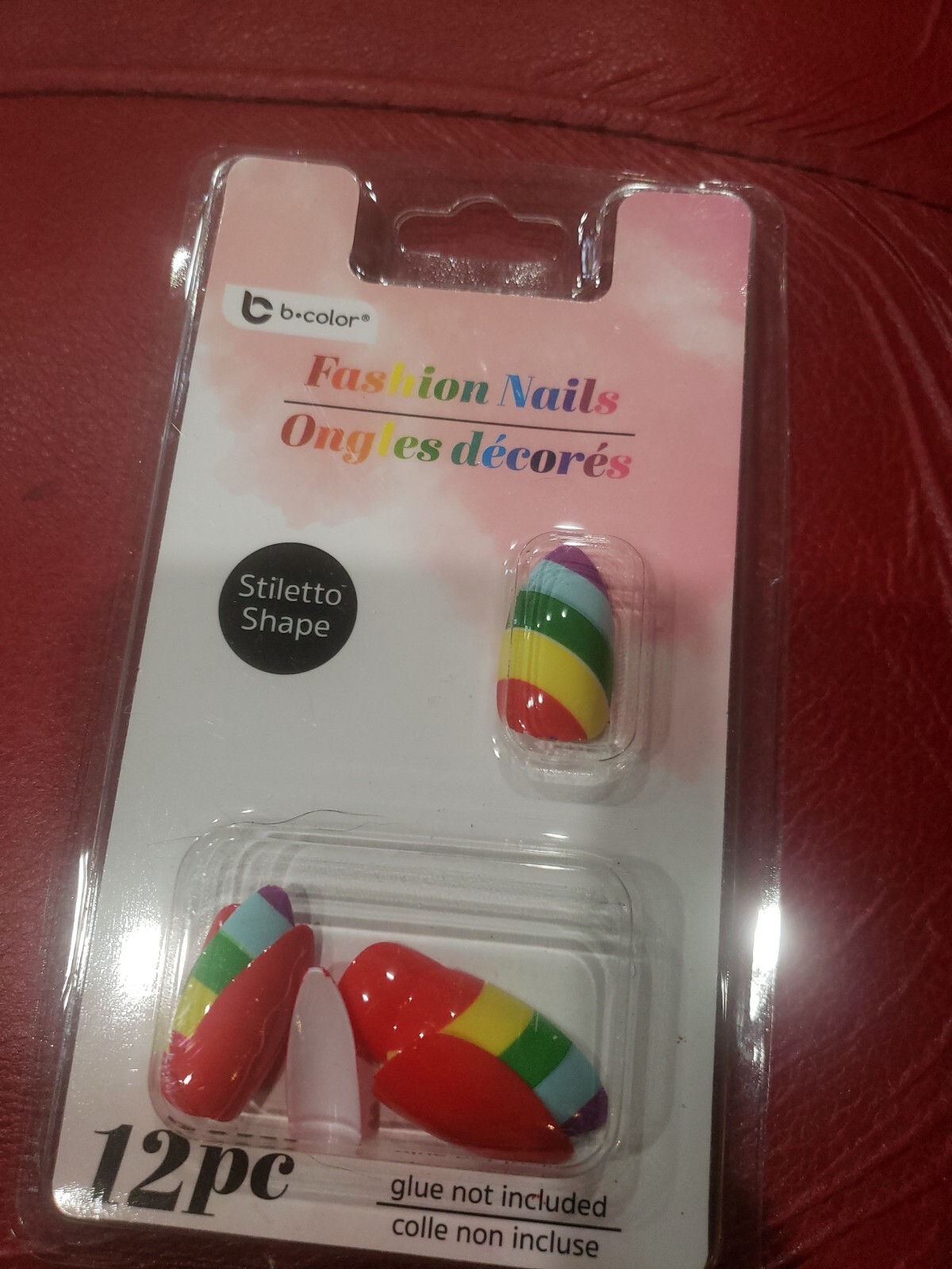 b•color Pride love Fashion Press-On Nails 12 pc.
