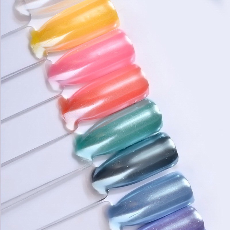 White Nail Chrome Powder Pigment Nails Crystal Shiny Mirror Dust Glazed Donut UK